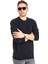 Erkek Klasik Regular Kalıp Pamuklu Selanik Yuvarlak Yaka Sweatshirt 1111-FÜME 4