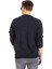 Erkek Klasik Regular Kalıp Pamuklu Selanik Yuvarlak Yaka Sweatshirt 1111-FÜME 5