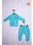 Begi %100 Pamuk Düğmeli Sweat Pantolon Takım 23631 1