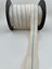 3 cm Çizgili Grogren Şerit- (Ekru/mavi)-5 Metre 2