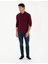 Pierre Cardin Erkek Bordo Slim Fit Basic Sweatshirt 50294438-VR014 4