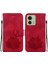 Motorola Kenar 40 Cüzdan Kickstand Kabartma Lotus Çiçek Için Flip Case (Yurt Dışından) 1