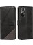 Elmas Dikiş Deri Telefon Kılıfı ile Huawei Nova 9 Için Flip Case ve (Yurt Dışından) 1