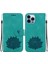 IPhone 14 Için Flip Case Pro Kabartma Lotus Çiçek Cüzdan Manyetik (Yurt Dışından) 4