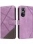 Elmas Dikiş Deri Telefon Kılıfı ile Huawei Nova 9 Için Flip Case ve (Yurt Dışından) 1