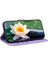 IPhone 13 Için Flip Case Pro Max Kabartma Lotus Çiçek Manyetik Kickstand (Yurt Dışından) 2