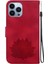 IPhone 15 Için Flip Case Pro Cüzdan Kabartma Lotus Çiçek Manyetik (Yurt Dışından) 4