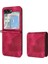 Samsung Galaxy Z Flip 6 Için Flip Case Pu Deri Kapak Çevirin Darbeye (Yurt Dışından) 1