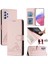 Samsung Galaxy A73 5g Kedi Rfıd Kart Yuvası Tutucu Kickstand Cüzdan (Yurt Dışından) 5