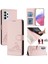Samsung Galaxy A23 4g/5g Kedi Rfıd Kart Yuvası Tutucu Kickstand Flip (Yurt Dışından) 5
