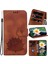 IPhone 15 Için Flip Case Artı Kickstand Cüzdan Manyetik Kabartma Lotus (Yurt Dışından) 1