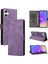 Samsung Galaxy A06 Flip Folio Cüzdan Kart Yuvaları Kapak Rfıd Pu (Yurt Dışından) 1