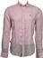 1709728 Erkek Çizgili Keten Gömlek Pink 1