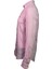1709728 Erkek Çizgili Keten Gömlek Pink 2