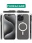 iPhone 16 Pro Max ile Uyumlu Clearmag Serisi Magsafe Şarj Özellikli Şeffaf Sert Pc Kılıf 3