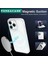 iPhone 16 Pro ile Uyumlu Clearmag Serisi Magsafe Şarj Özellikli Şeffaf Sert Pc Kılıf 4