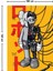 Kaws Robotik Duvar Örtüsü Halısı 140 x 100 CM-70X100 cm 2