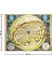 Antik Dünya Gökbilim Haritası Duvar Halısı 70x90 cm, Sarı, Dikdörtgen 2