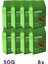 Ispanaklı Glutensiz Vegan Tohum Kraker Cracks 8 x 50 gr 1