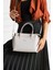 Kadın Gri Ayarlanabilir Askılı El ve Omuz ÇANTASI-NBS2031 2