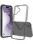 Buff Apple iPhone 16 Plus Air Hybrid Şeffaf Kılıf Smoke Black 1