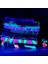 Parlayan Neon Duvar Örtüsü, UV Aktif Renkli Kare Boyut: 140x140 5
