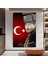Teknoo- Türk Bayrağı Atatürk Cam Tablo 1