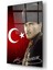 Teknoo- Türk Bayrağı Atatürk Cam Tablo 5