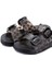 Habana Brillo Kadın Terlik Leopar Siyah Negro S10336-002 V2 2