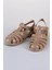 Biarritz Brillo Kadın Sandalet Ayakkabı Koyu Bej Taupe S10258-183 V4 4
