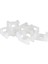 Vidalı Kroşe 16 x 10 x Ø5 mm - Beyaz - 25 Adet 1