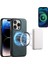 iPhone 16 Pro Manyetik Kılıf Ayrılabilir Kart Tutucu Kickstand Telefon Kapağı-Mavi Için Telefon Kılıfı Düşme Koruma Kılıfı (Yurt Dışından) 3