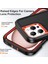 Telefon Kılıfı iPhone 16 Pro Max Için Düşme Koruma Kılıfı Kickstand Darbeye Dalı Pc+Silikon+Eva Telefon Kapağı-Siyah+Turuncu (Yurt Dışından) 5