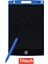 Writing Tablet LCD 8.5 Inçuyumlu Dijital Kalemli Çizim Yazı Tahtası Grafik Not Yazma Eğitim Tableti - Siyah 1
