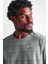 Miler Dri Fit Running Tee Grey Reflektörlü Koşu Antrenman Tişörtü Gri 3