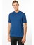 Erkek Sıfır Yaka Basic Pamuklu T-Shirt Parlement 5