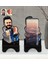 Kişiye Özel Baba Oğul Karikatürlü Ahşap Biblo Telefon Standı-1 1