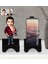Kişiye Özel Baba Oğul Karikatürlü Ahşap Biblo Telefon Standı-3 1