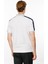 Erkek Polo Yaka Omuzu Şeritli T-Shirt Beyaz 5