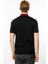 Erkek Polo Yaka Kolu ve Yakası Çizgili T-Shirt Siyah 5