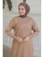 Armine Trend Triko Elbise Latte 24Ktd900 3