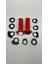 Kilitli Elcik 22MM Yumuşak Silikon Kırmızı 4