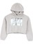 Baskılı Kadın Gri Sweatshirt BRB4WG-SWT6044 1