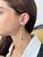 Tasarım Tek Earcuff Sallantılı Küpe Kadın Gold Renkli 2