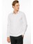 Erkek Polo Yaka Uzun Kollu Sweatshirt Beyaz 1