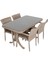 Peter 80X140 Rattan Bahçe Masa Takımı | Rehome 4