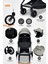 8 In 1 Ekonomi Paket 1010 Travel Sistem Bebek Arabası Bebek Sepeti Anne Yanı Beşik Mama Sandalyesi 4