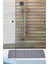 Banyo ve duş kaydırmazı, 36x68 cm, polyester, antrasit renk, rahat kullanım 2