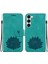Galaxy S23 Kabartma Lotus Çiçek Kickstand Kickstand Için Flip Case (Yurt Dışından) 1