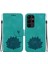 Galaxy S23 Ultra Kickstand Manyetik Cüzdan Lotus Için Flip Case (Yurt Dışından) 1